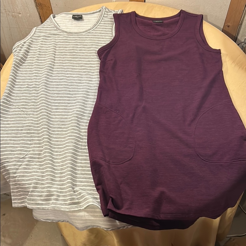 32 Degrees Women's Midi Dresses in Gray and Purple